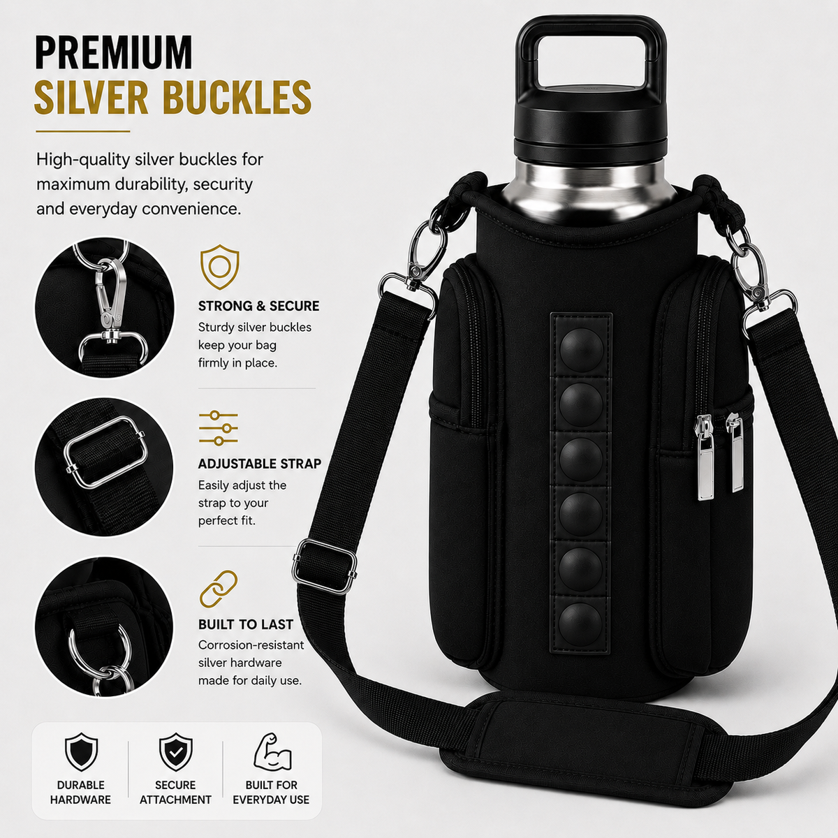GoBag Pro™ Magnetic Bottle Carrier