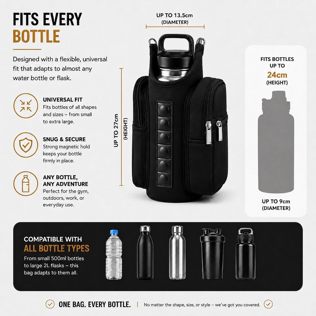 GoBag Pro™ Magnetic Bottle Carrier